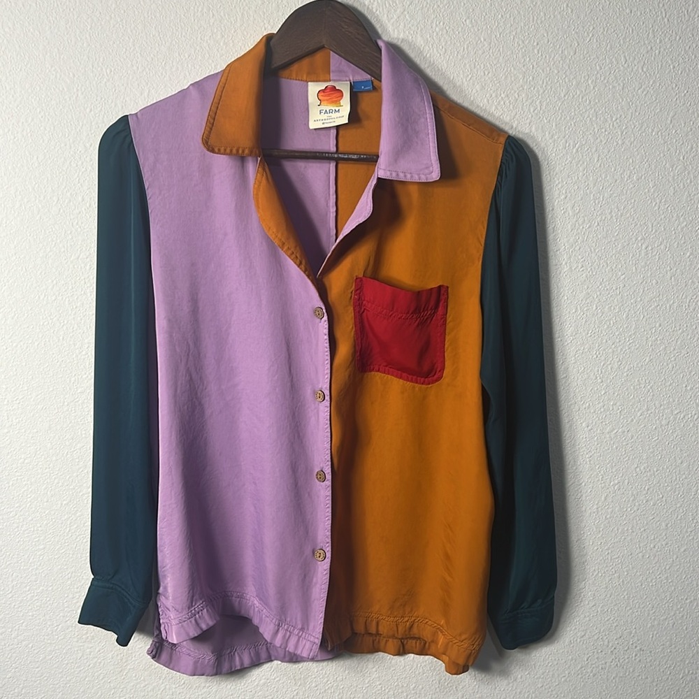 Farm Rio Puff-Sleeved Buttondown